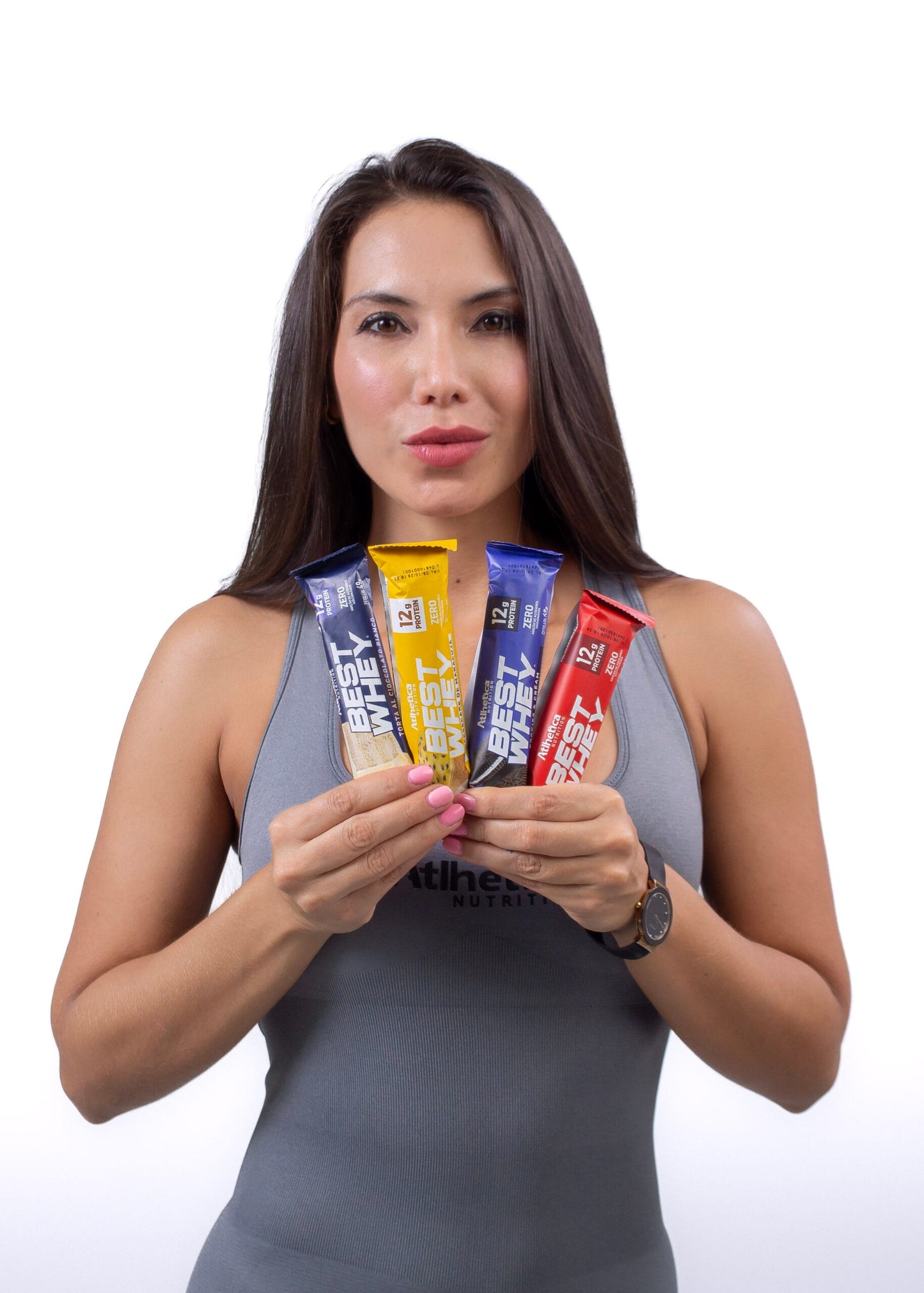 Barra de Proteína 12gr | Best Whey | Atlhetica Nutrition (Caja x 12 unds)