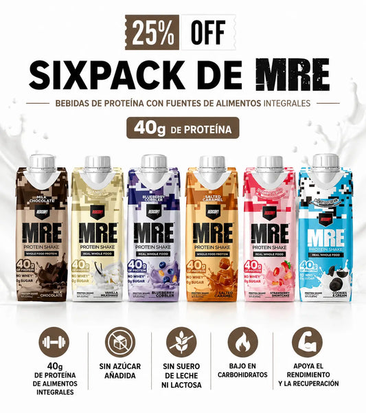 Batido de Proteína 40gr | MRE Protein Shake | Redcon1 (Sixpack x 6 unds)