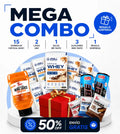 COMBO SURTIDO: 15 Sobres de Critical Whey – 2 Latas ABE – 1 Salsa Mr Taste – 3 Alfajores Mrs Taste + Obsequio Sorpresa