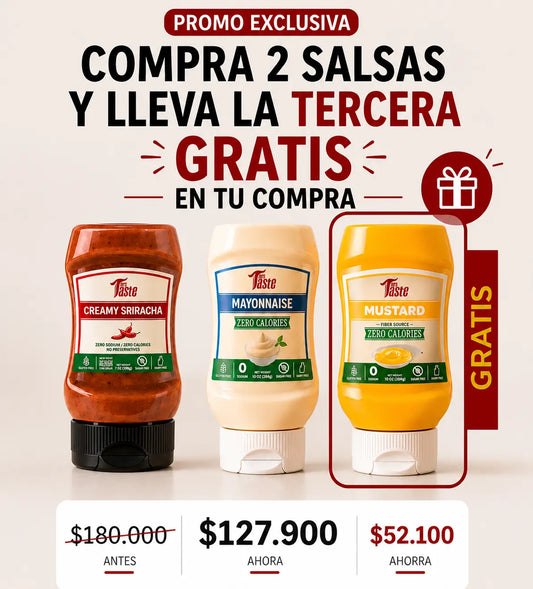 🎁Lleva 3 Salsas por el Precio de 2 | Salsas Mrs Taste | 100% Originales