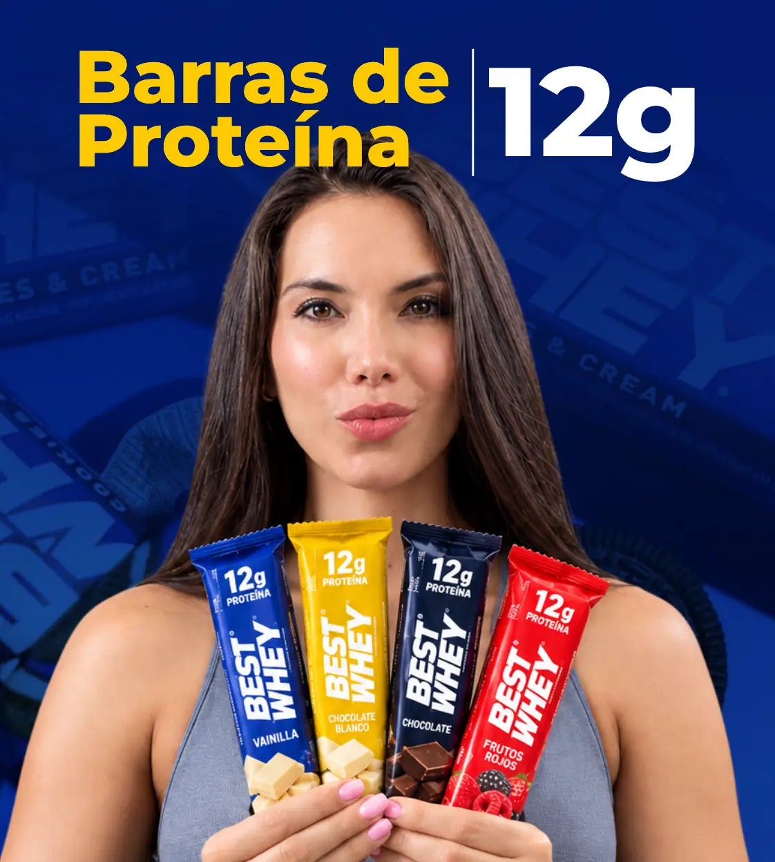 Barra de Proteína 12gr – Best Whey – Atlhetica Nutrition (Caja x 12 unds)