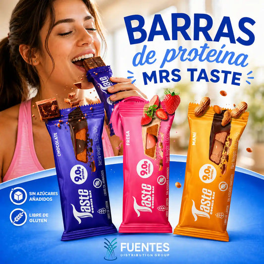 🎁Promo: Barra de Proteína de 9gr | Mrs Taste (Caja x 12 unds)