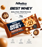 Bolitas Proteicas de Chocolate 10gr – Best Whey – Atlhetica Nutrition (Caja x 12 unds)