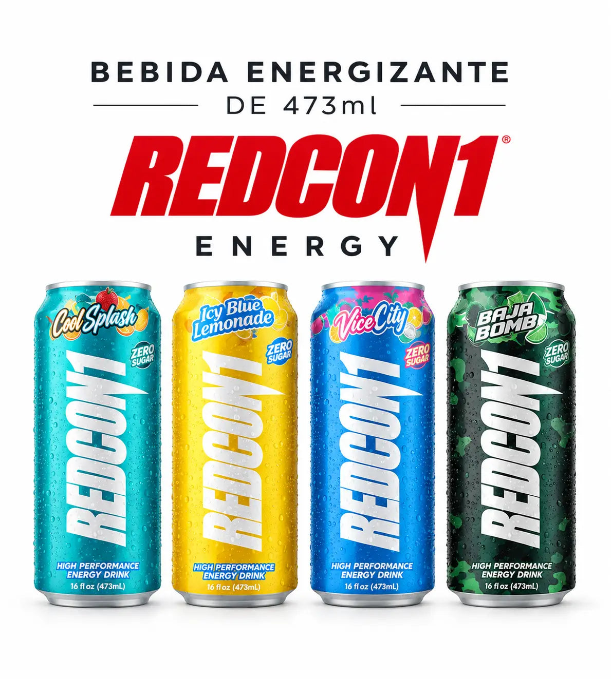 Bebida Energizante de 473ml en Lata – Redcon1 Energy
