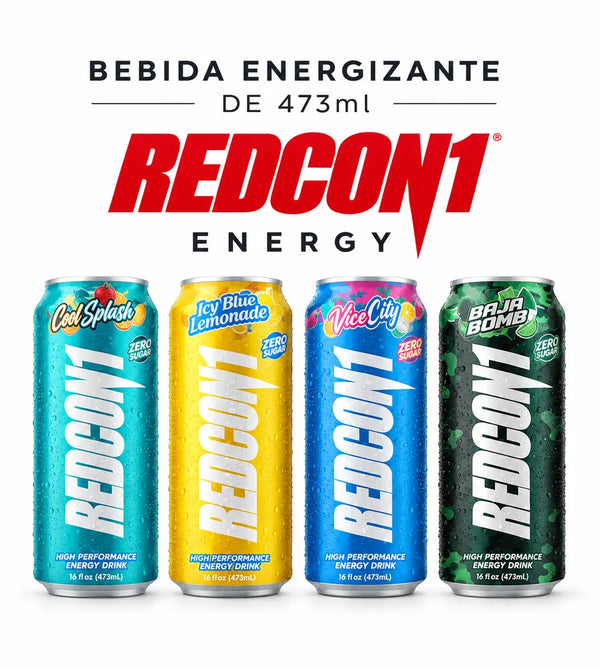 Bebida Energizante de 473ml en Lata | Redcon1 Energy