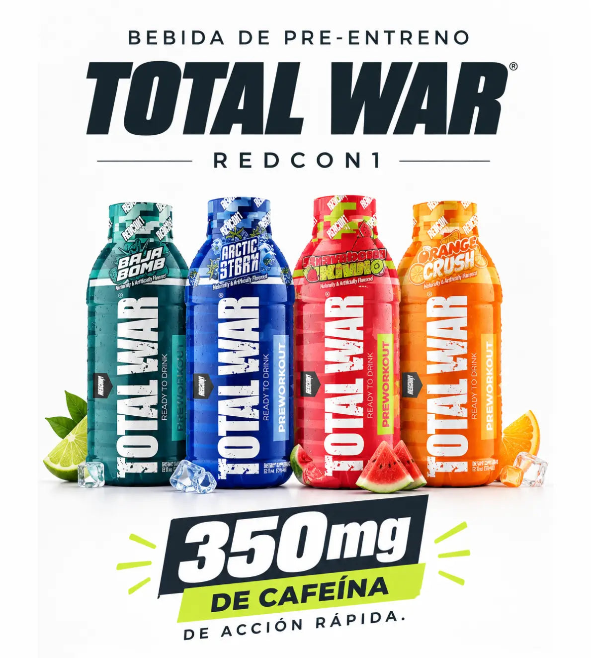 Pre-Entreno – Total War – Redcon1 (Caja x 6 o 12 unds)