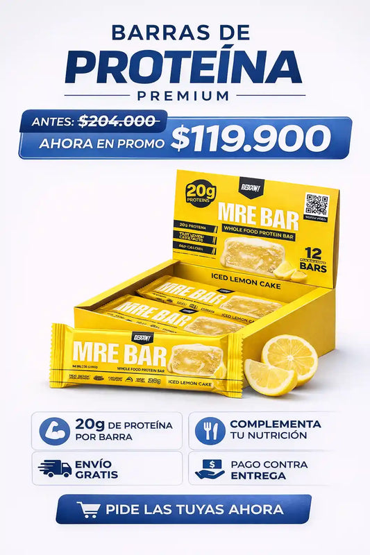 Mega Promo: Barra de Proteína 20gr | Redcon1 (Caja x 12 unds)