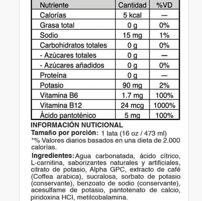Bebida Energizante 473ml | Redcon1 Energy ( Sixpack x 6 unds)
